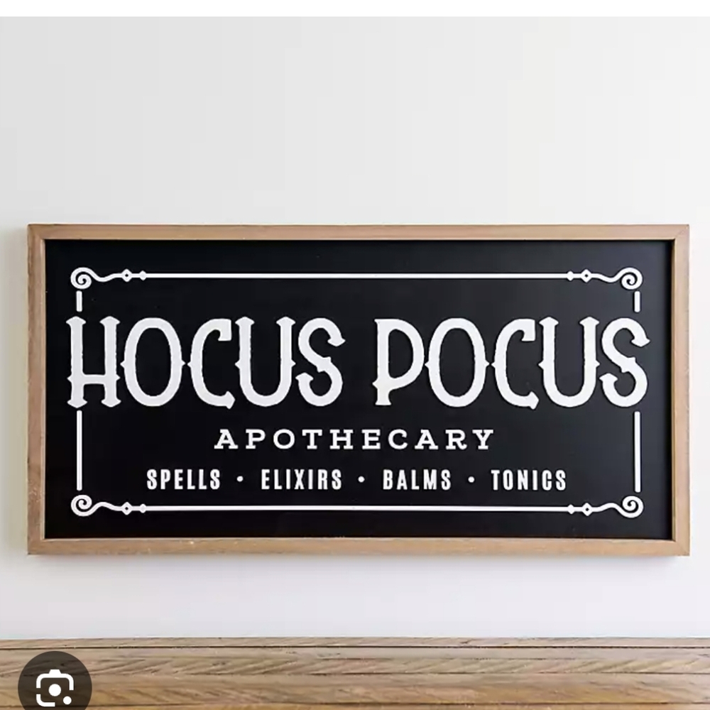 Kirklands Hocus Pocus Apothecary Sign